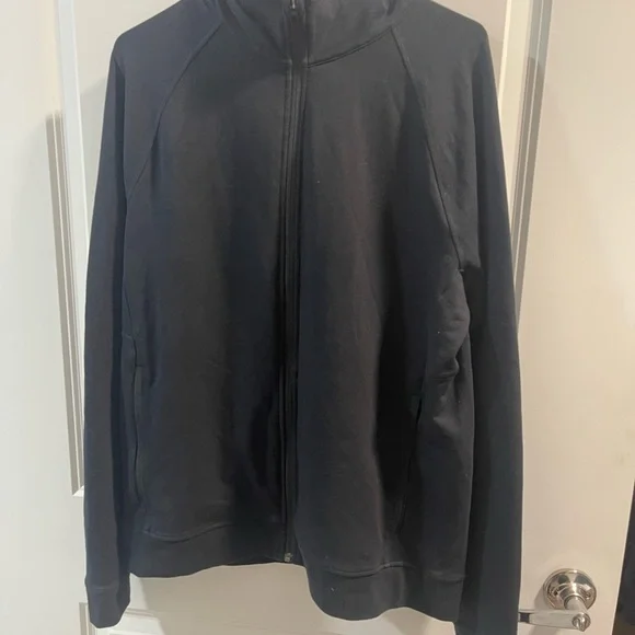 Lululemon City Sweat Men's Black Full-Zip Hoodie Size Large Good Condition - Picture 3 of 6